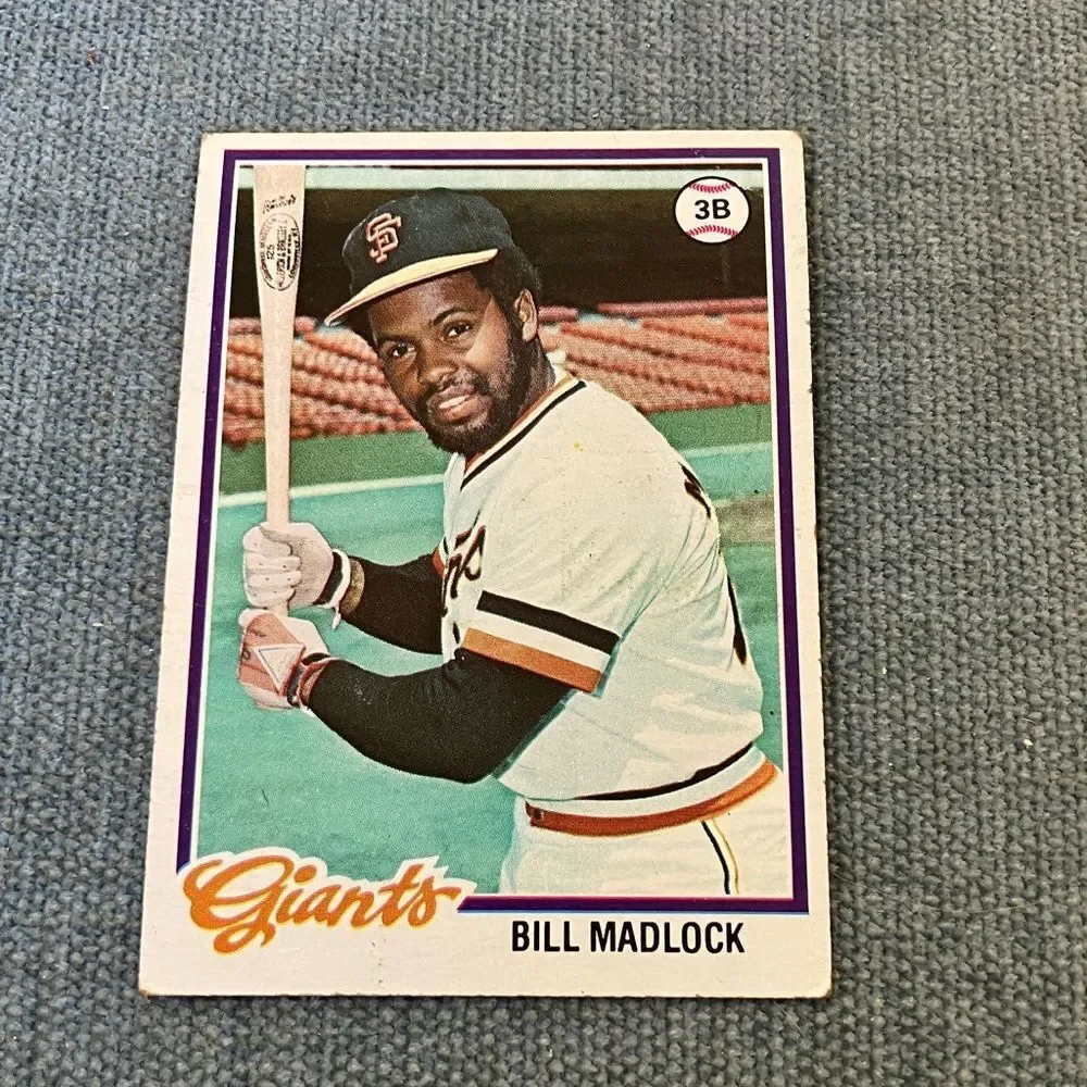 1978 Topps San Francisco Giants Baseball Card Trading Card